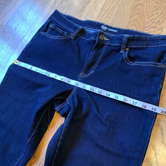 Gap legging jeans dark blue size 14/32 - Picture 9 of 10